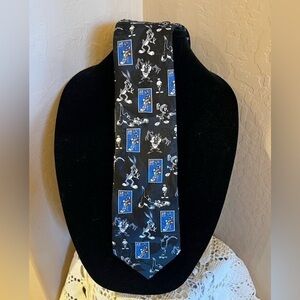 Looney Tunes Vtg 1997 Men's Necktie Tie Stamp Collection Polyester